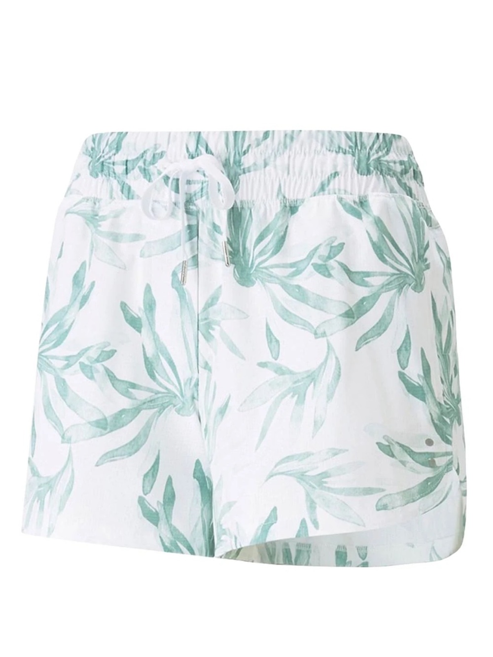 Puma Vented Palm Golf Shorts Sage Green Leaf Print- SZ S